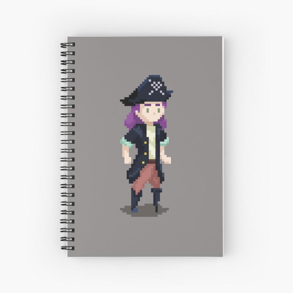 Pixel Pirate Spiral Notebook