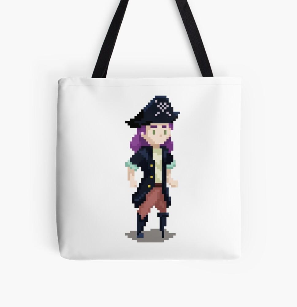 Pixel Pirate Tote Bag